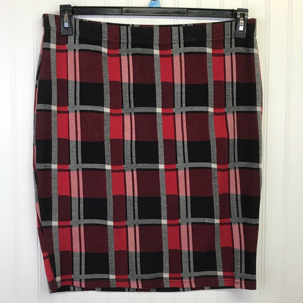 Jules & Leopold Plaid Skirt